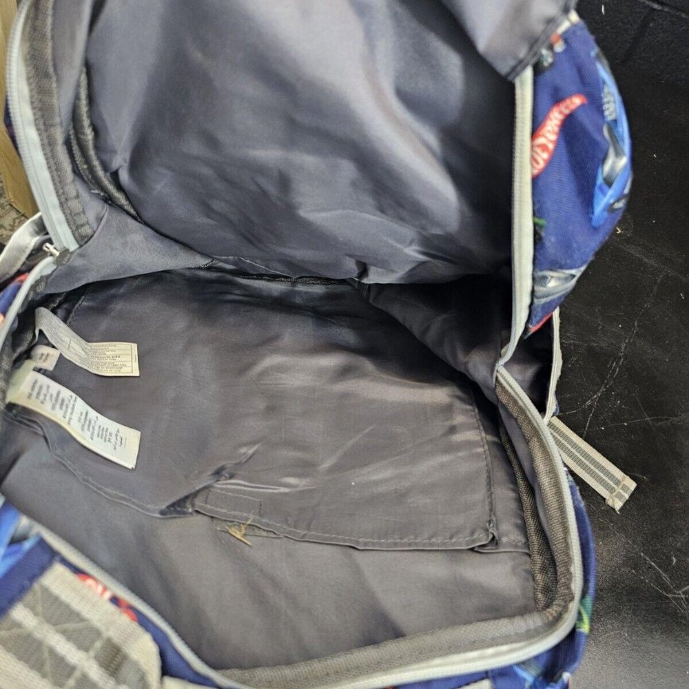 Pottery Barn Kids Mackenzie Gray Blue Hot wheels Backpack - Picture 6 of 8